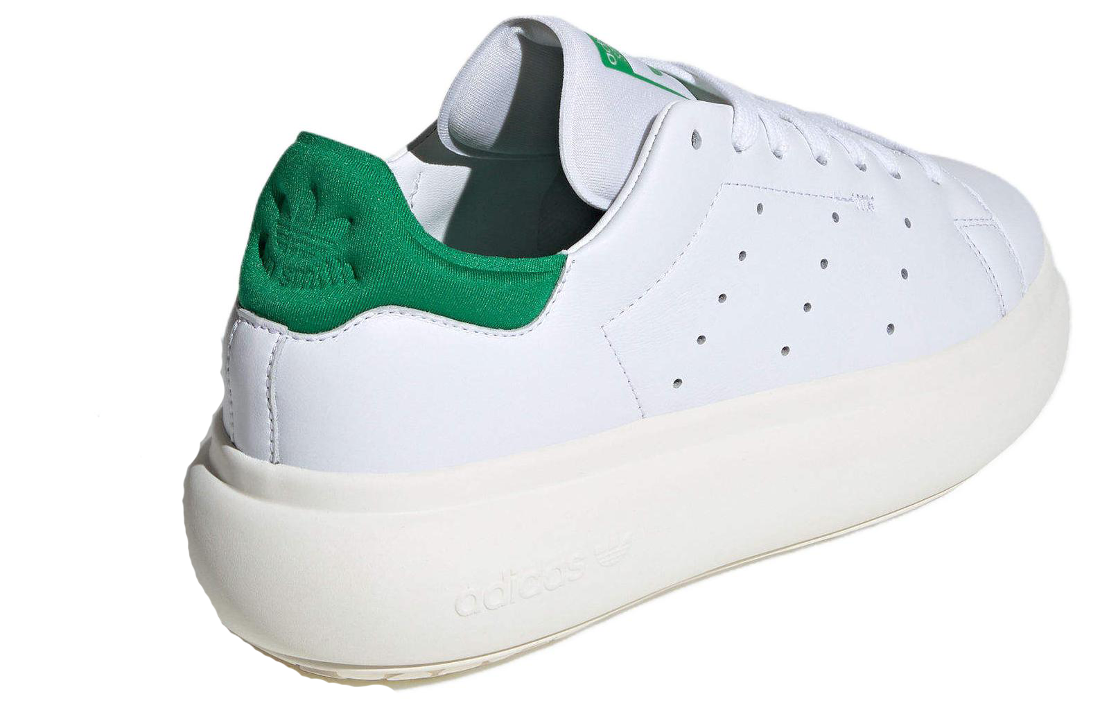 Purchase （女性）adidas Originals Stan Smith PF "純白/米白/綠色" ID2786