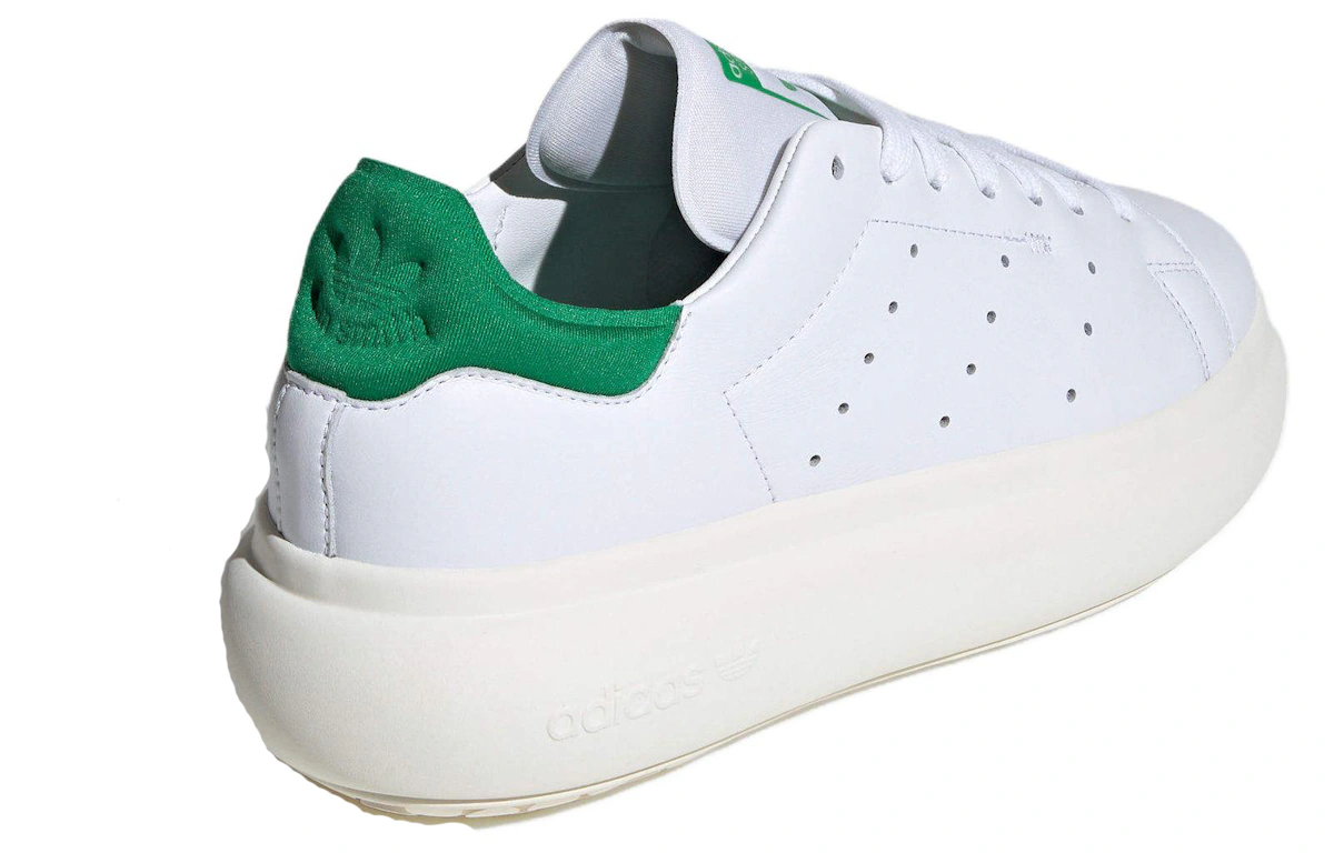 (Women) adidas Originals Stan Smith PF "Footwear White/Off White/Green"