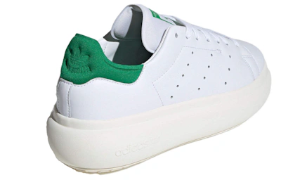 (Women) adidas Originals Stan Smith PF "Footwear White/Off White/Green"