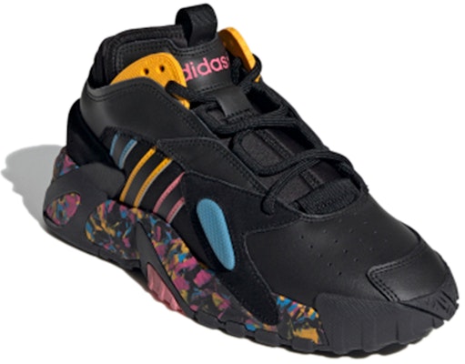 (W) 阿迪达斯 Originals Streetball 黑黄蓝配色篮球鞋 FX7889 Lookbook (W) 阿迪达斯 Originals Streetball 黑黄蓝配色篮球鞋 FX7889