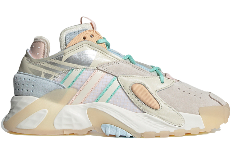 Lookbook (W) 阿迪达斯原创街球鞋 灰/白/黄 GZ2793