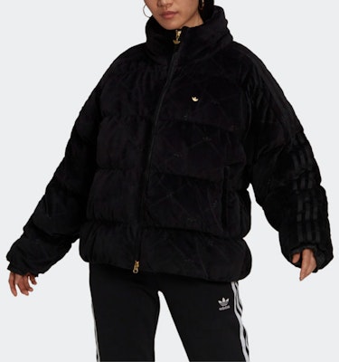 (W) アディダス オリジナルス スエード ウォーム パファージャケット 冬 ブラック. GU1776 Lookbook (W) アディダス オリジナルス スエード ウォーム パファージャケット 冬 ブラック. GU1776