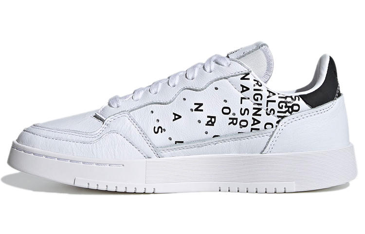 (W) adidas Originals Super Court 'White Black'