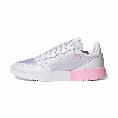 (W) adidas originals Super Court 'White Pink'