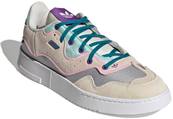 (W) adidas Originals Supercourt XX 'Gris Azul Morado' S42816 Lookbook (W) adidas Originals Supercourt XX 'Gris Azul Morado' S42816