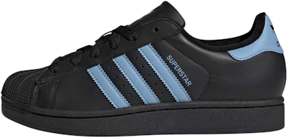 (Women) adidas Originals Superstar 2 Black Casual Low-Top Fashion Sneakers JS1338 (Women) adidas Originals Superstar 2 Black Casual Low-Top Fashion Sneakers JS1338