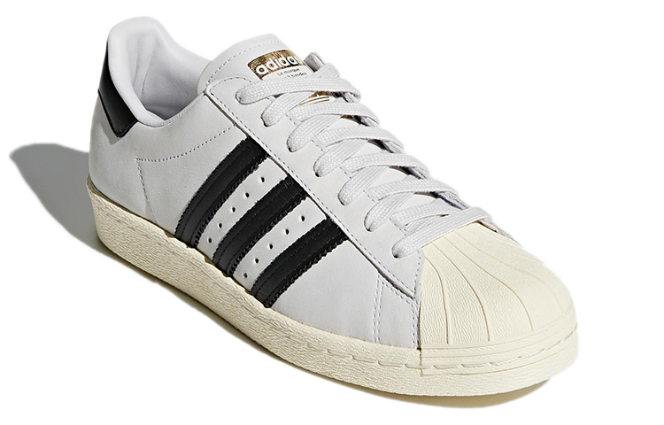 Lookbook (W) 阿迪达斯 Originals Superstar 80s 灰黑配色 CQ2512