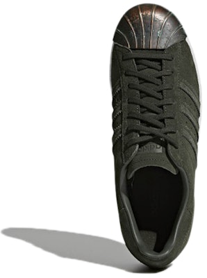 (W) adidas Originals Superstar 80s 'Hijau Militer' CQ3105 Shop (W) adidas Originals Superstar 80s 'Hijau Militer' CQ3105