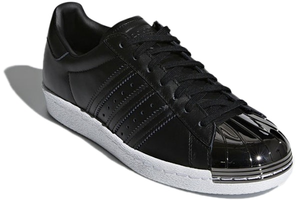 (Women) adidas Originals Superstar 80s 'Obsidian Black' DB2152 Lookbook (Women) adidas Originals Superstar 80s 'Obsidian Black' DB2152