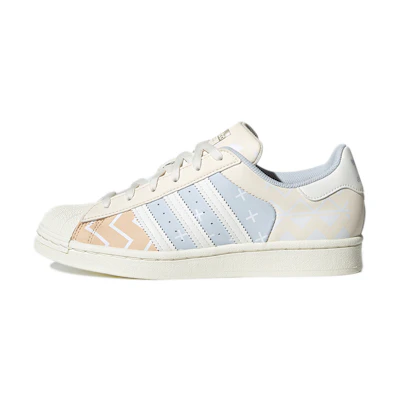 (W) adidas originals Superstar CMFTable Wear-Resistant Sneakers Creamy 'Cream Light Bluegray'