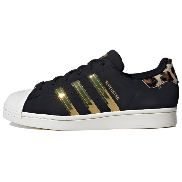 (Women) adidas originals Superstar 'Black Gold White' G55651
