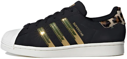 (Women) adidas originals Superstar 'Black Gold White' G55651 (Women) adidas originals Superstar 'Black Gold White' G55651