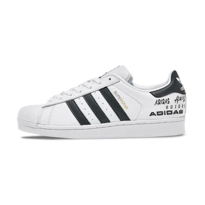 (W) adidas originals Superstar For Black/White/Golden