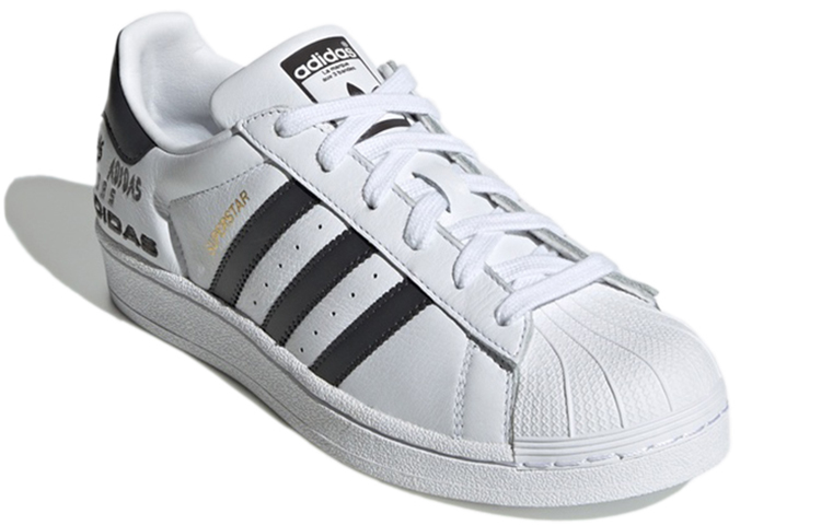 (W) adidas originals Superstar For Black/White/Golden 圖 3