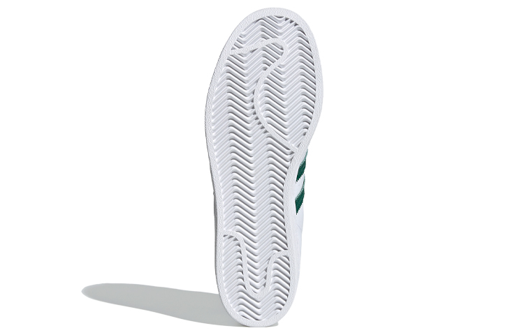 (W) adidas originals Superstar 'Black White Green' 圖 6