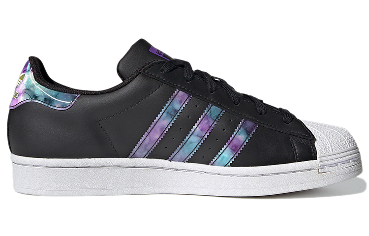 Order (W) 阿迪达斯 三叶草 Superstar 黑白紫色款 GZ5216