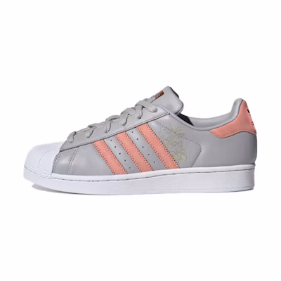 (W) adidas originals Superstar 'Gray White Pink'