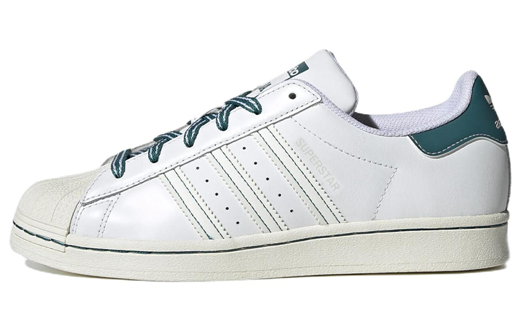(W) adidas Originals Superstar 'Green White'