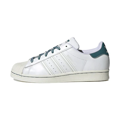 (W) adidas Originals Superstar 'Green White'