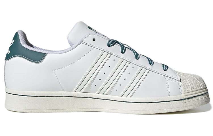 (W) adidas Originals Superstar 'Green White' 圖 2