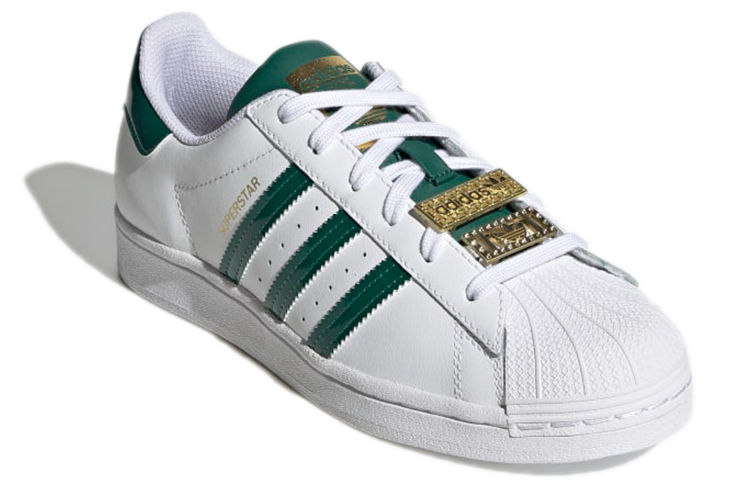 (W) adidas Originals Superstar 'White Green' 圖 3