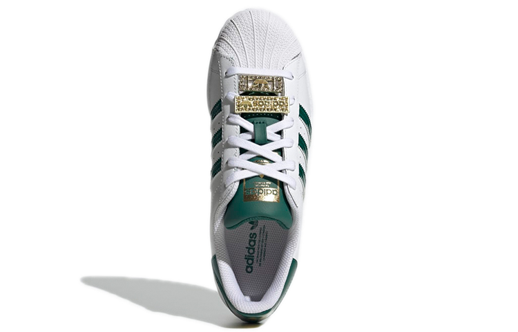 (W) adidas Originals Superstar 'White Green' 圖 5