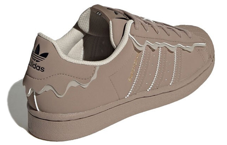 (Women) adidas originals Superstar Light Grey Brown GW4440 Nicesnk