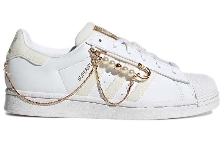 (W) adidas originals Superstar Skate Shoes White 圖 2