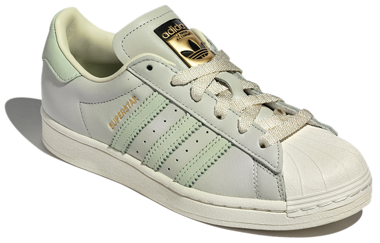 Lookbook adidas originals Superstar 防滑耐磨 低筒 波鞋 男女同款 淺綠色