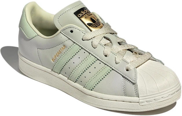 adidas originals Superstar 防滑耐磨 低筒 波鞋 男女同款 淺綠色 Lookbook adidas originals Superstar 防滑耐磨 低筒 波鞋 男女同款 淺綠色