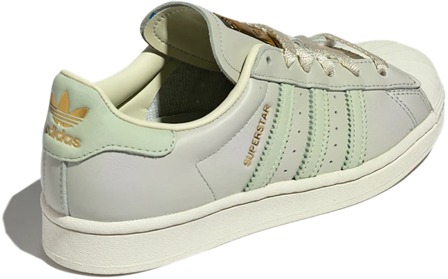 adidas originals Superstar 防滑耐磨 低筒 波鞋 男女同款 淺綠色 Shop adidas originals Superstar 防滑耐磨 低筒 波鞋 男女同款 淺綠色