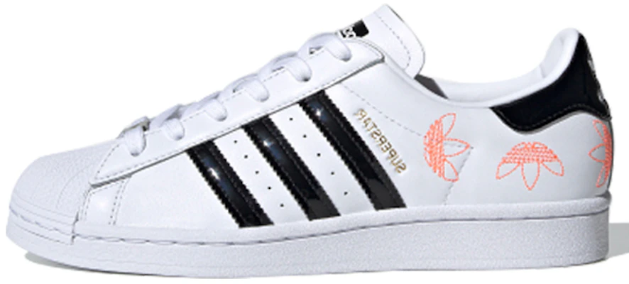 (W) 阿迪达斯三叶草 Superstar LOGO '黑白' 款 FX2246 Buy (W) 阿迪达斯三叶草 Superstar LOGO '黑白' 款 FX2246