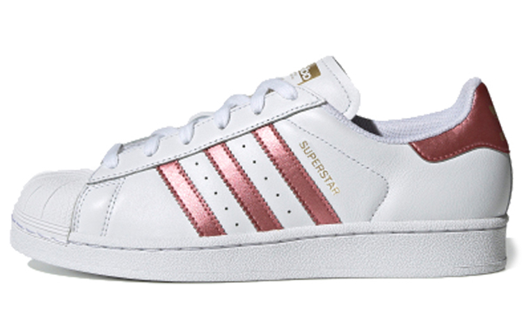 Buy (W) 阿迪达斯 三叶草 SUPERSTAR '白红' FU9308