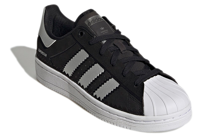 Lookbook 阿迪達斯 Originals Superstar Ot Tech 舒適防滑耐磨 低幫運動板鞋 女款 黑白