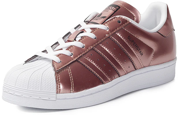 adidas originals Superstar 舒適耐磨板鞋 女款 玫瑰金 Lookbook adidas originals Superstar 舒適耐磨板鞋 女款 玫瑰金