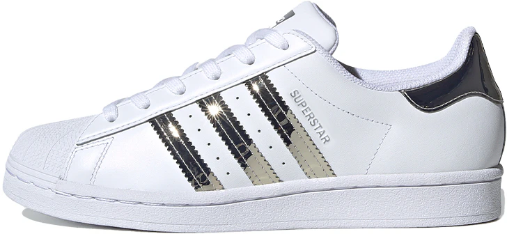 Adidas superstar cloud white silver Clearance