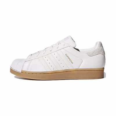 (W) adidas originals Superstar White/Brown