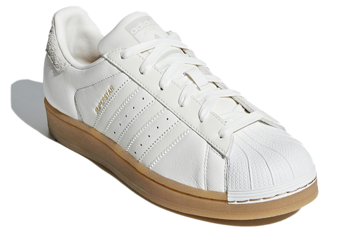 (W) adidas originals Superstar White/Brown 圖 3