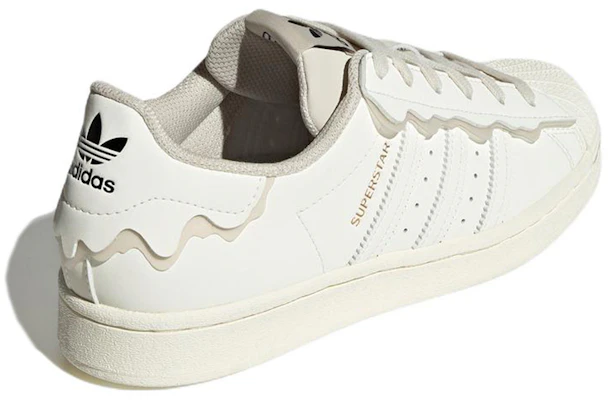 adidas originals Superstar 貝殼頭 防滑耐磨 低筒 板鞋 女款 白色奶油 Shop adidas originals Superstar 貝殼頭 防滑耐磨 低筒 板鞋 女款 白色奶油