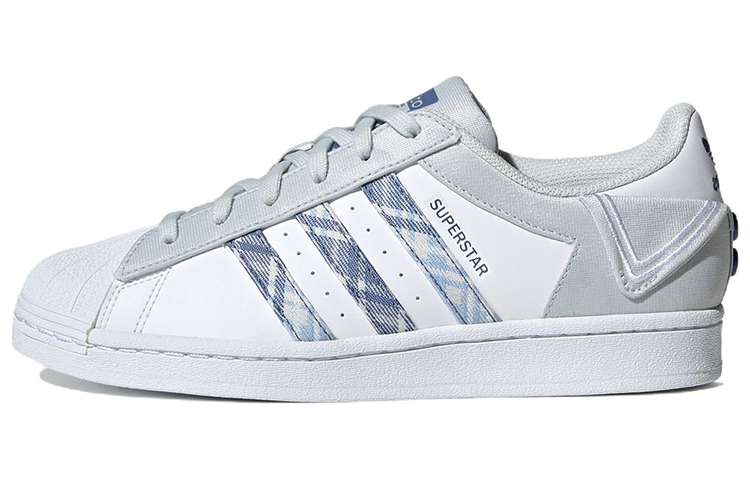 (Women) adidas Originals Superstar ‘White Gray Blue’ IG3005