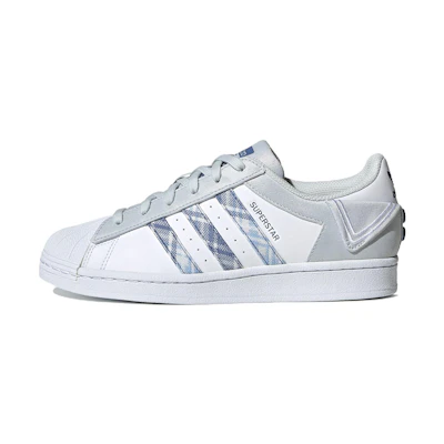 (W) adidas Originals Superstar 'White Gray Blue'