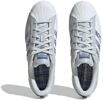 adidas originals Superstar 輕便耐磨防滑 低筒 運動鞋 女款 白色及牛仔藍色 Purchase adidas originals Superstar 輕便耐磨防滑 低筒 運動鞋 女款 白色及牛仔藍色