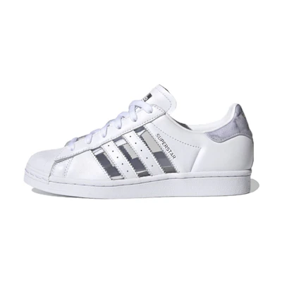 (W) adidas originals Superstar 'White Gray Purple'