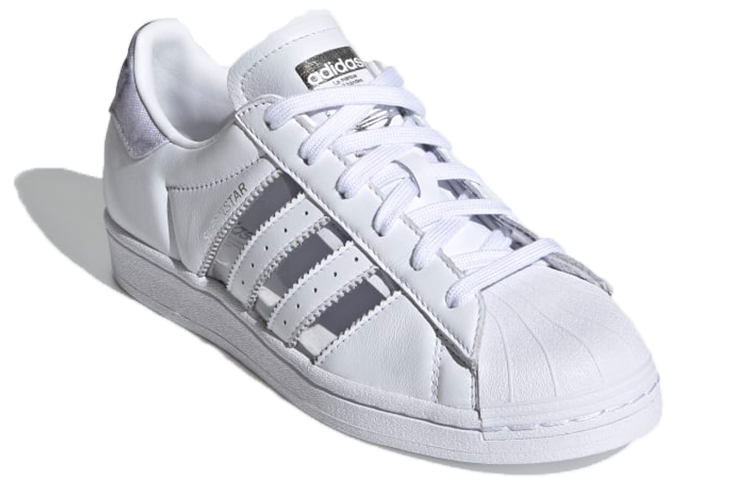 Lookbook (W) 阿迪达斯三叶草 Superstar '白灰紫' FX6069