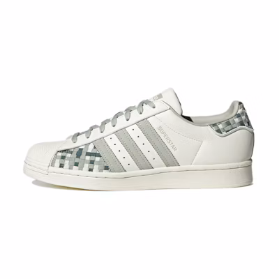 (W) adidas originals Superstar 'White Green'
