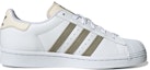 Order adidas originals Superstar 防滑耐磨 低筒 板鞋 女式 白綠