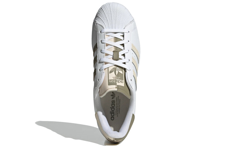 Purchase adidas originals Superstar 防滑耐磨 低筒 板鞋 女式 白綠