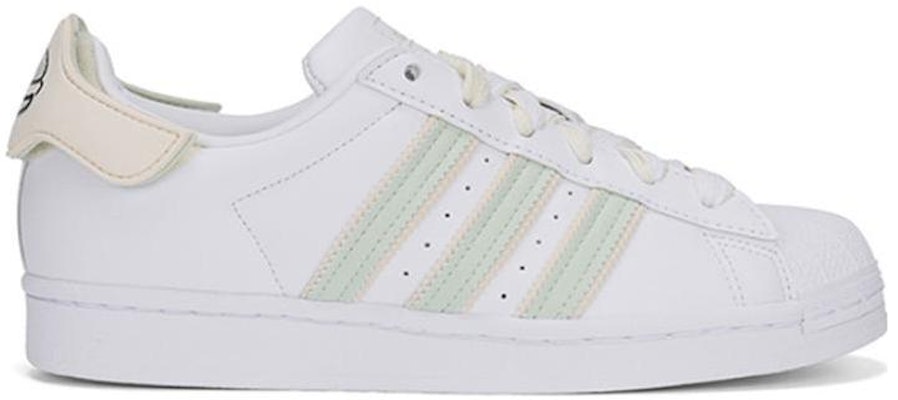 Adidas originals hot sale white green
