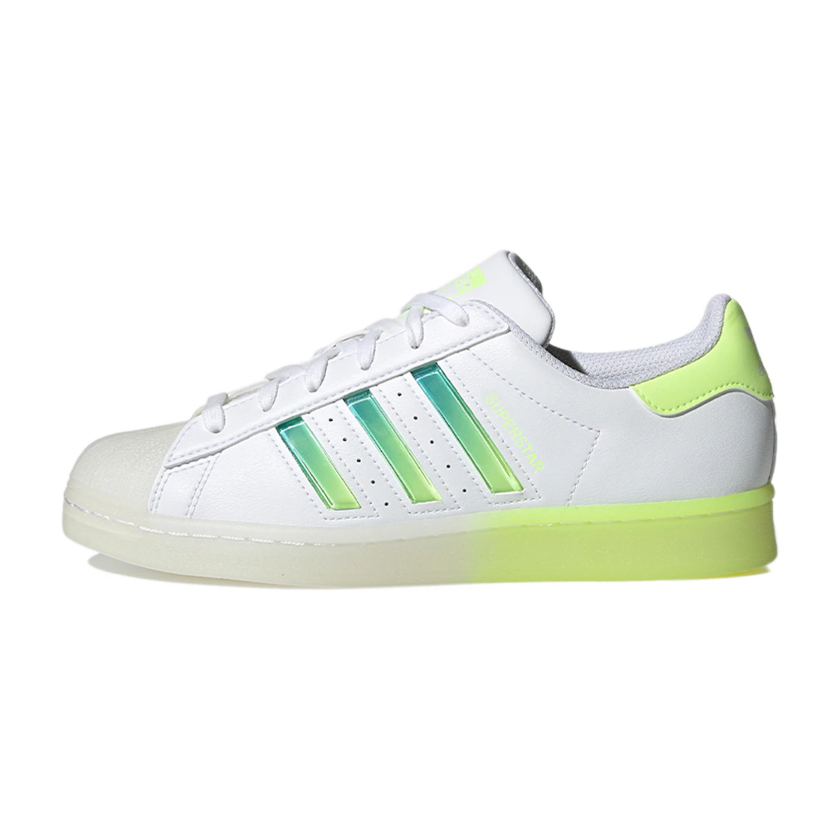 Buy (Women) adidas originals Superstar 'White Yellow Green' GW4909