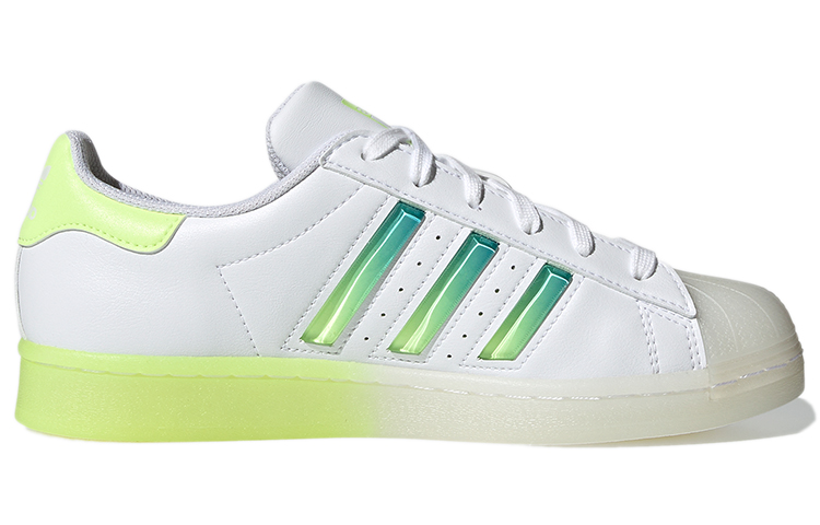 (W) adidas originals Superstar 'White Yellow Green' 圖 2